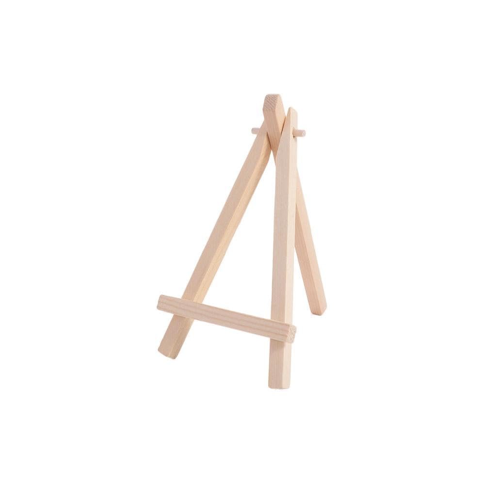Mini Wooden Easel - Triangular Display Stand