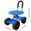 Rolling Garden Seat, 360-Degree Swivel, Adjustable view 2