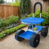 Rolling Garden Seat, 360-Degree Swivel, Adjustable view 4