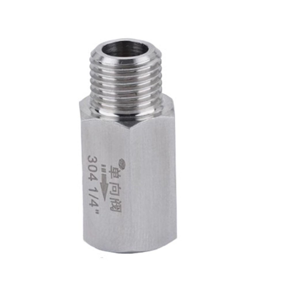 1/4-Inch BSP Male-to-Female 304 Stainless Steel Check Valve