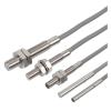 UIHMSWYAL M3/M4/M5/M6 Miniature Proximity Switch, 3-Wire Inductive Sensor, 2 m Cable, IP68, NPN/PNP, NO/NC, Metal Ø6.5 mm, NPN NC view 3