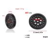 JVRWSC Compatible with TRX-4/TRX-6 1/10 RC Crawler, Metal Steel Spur Main Gear, 32P/0.8M, 39T/45T view 3