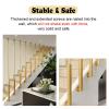 Adjustable Black Stair Railing Posts for Level and Inclined Stairs view 3