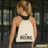 Huuraa Schiermonnikoog Drawstring Gym Bag, Netherlands Gift view 2