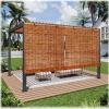 Bamboo Blind with Side Pull, Natural Reed Curtain, 90% UV-Blocking, Privacy Blind, 40–180 cm Wide view 1