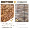 Bamboo Blind with Side Pull, Natural Reed Curtain, 90% UV-Blocking, Privacy Blind, 40–180 cm Wide view 2