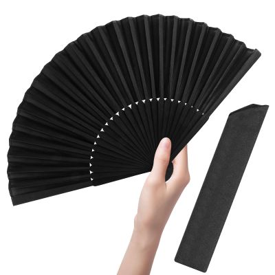 Notoke Folding Hand Fan - Black