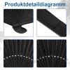 Notoke Folding Hand Fan - Black view 3