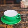 Silicone Cup Covers - Clear Reusable Coffee Mug Lids view 2
