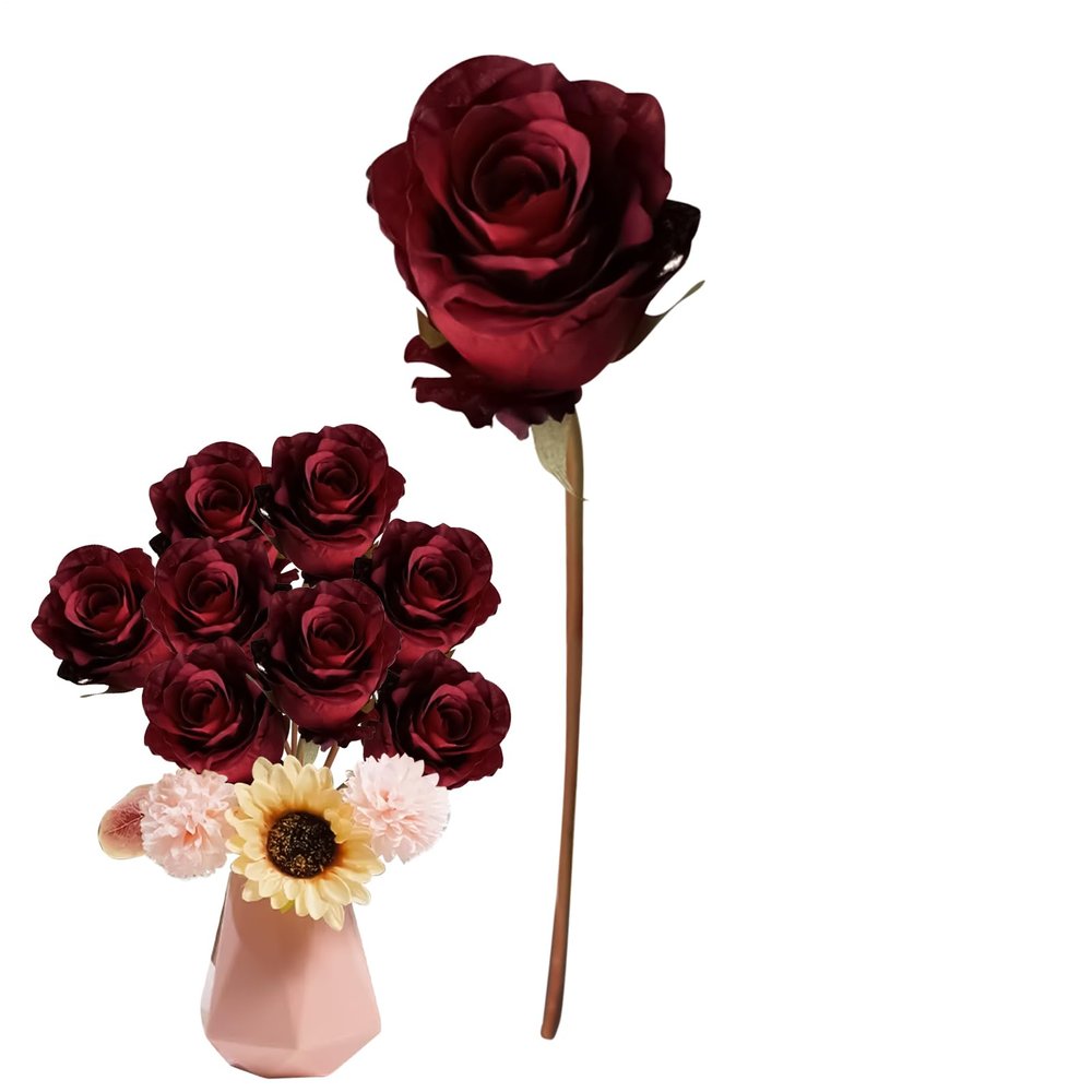 Iouyjiu Artificial Roses - Realistic & Weatherproof