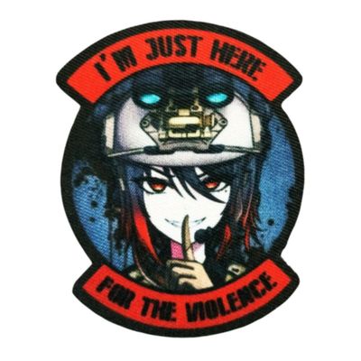 Velcro Patches, 'I'M JUST HERE' Tactical Military Badge