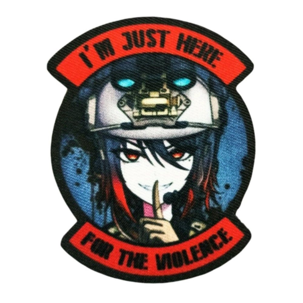 Velcro Patches, 'I'M JUST HERE' Tactical Military Badge
