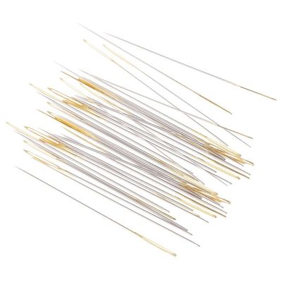 Nishiyuenyi 2 Boxed (40 pcs) Large Eye Embroidery Needles Cross Stitch #28