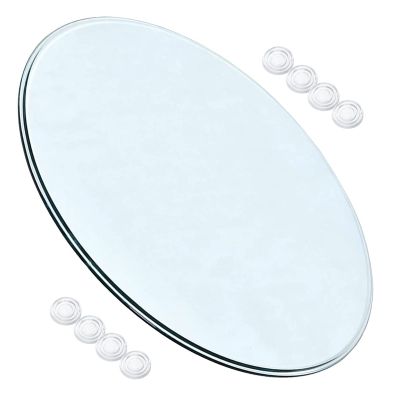Round Glass Tabletop, 35–100 cm Diameter, 9 mm Tempered Glass