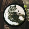 Velcro Patches, Wolf and Sheep Embroidery view 4