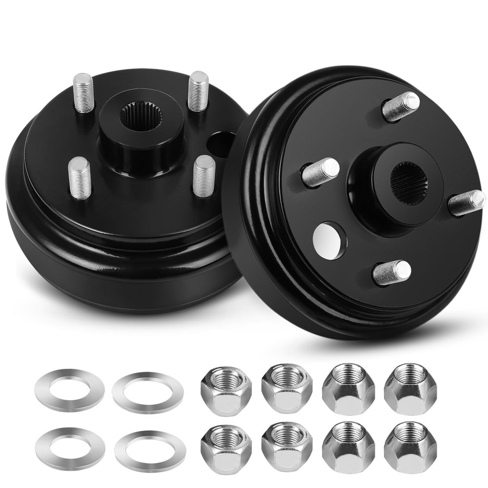 EZGO TXT Golf Cart Drum Brake, 30-Tooth, 4-Stroke Gas, 2-Pack (1991+)