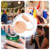 Soda Can Lids with Drinking Straws view 3