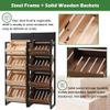 4-Tier Snack, Fruit & Vegetable Display Rack, Black view 3