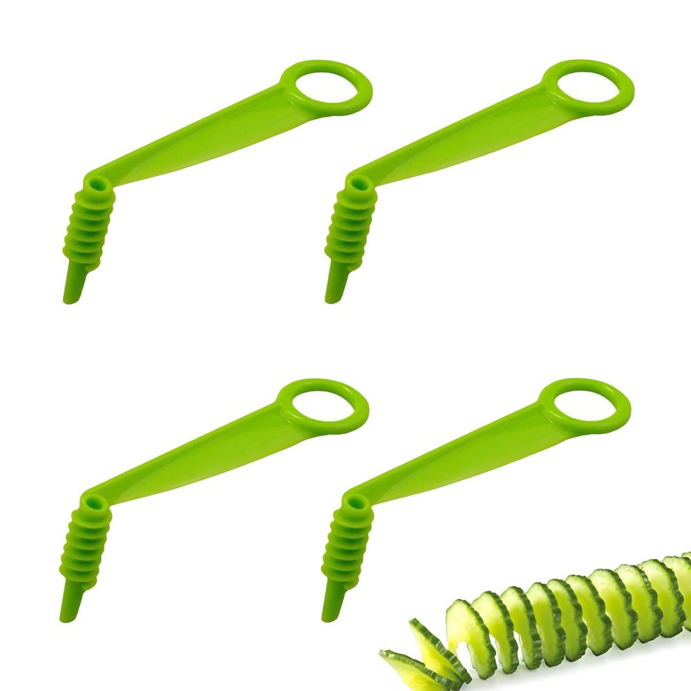 4-Piece Spiral Vegetable Slicer Set