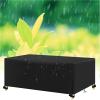 AJALGZ Waterproof Patio Furniture Cover 210 x 210 x 80 cm, 420D Oxford Fabric, Black view 1