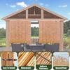 Natural Reed Curtain - Waterproof Bamboo Rollers view 3