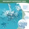 8 cm Waterproof Outdoor Bench Cushion, Royal Blue, 160 x 50 x 8 cm view 2