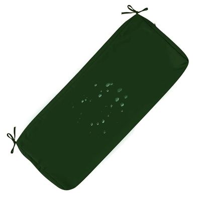 ELYSYSRL Outdoor Bench Cushion Cover, Dark Green, 100 x 45 x 5 cm