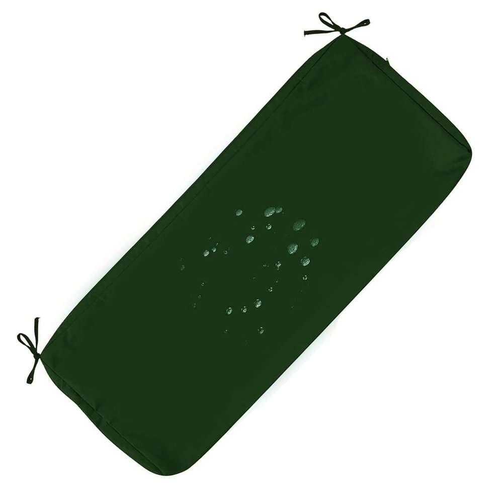ELYSYSRL Outdoor Bench Cushion Cover, Dark Green, 100 x 45 x 5 cm