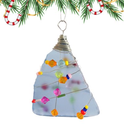 Christmas Sea Glass Ornaments