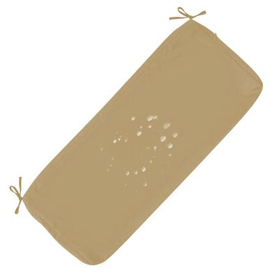 ELYSYSRL Outdoor Bench Cushion Cover, Khaki, 60 x 50 x 5 cm