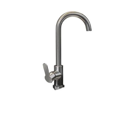 Pull-Down Kitchen Faucet, Brushed Silver 3