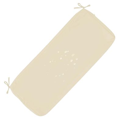 ELYSYSRL Outdoor Bench Cushion Cover, Beige, 190 x 35 x 5 cm