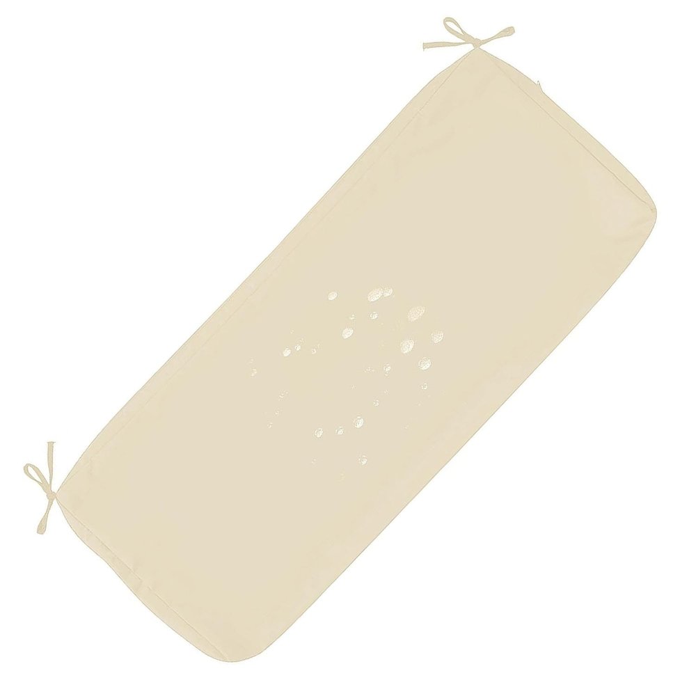 ELYSYSRL Outdoor Bench Cushion Cover, Beige, 190 x 35 x 5 cm