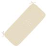 ELYSYSRL Outdoor Bench Cushion Cover, Beige, 190 x 35 x 5 cm view 1