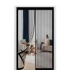Magnetic Insect Screen Curtain for Balcony Doors, 152 x 207 cm, Stronger Magnets, Easy Adhesive Mount, Black view 1