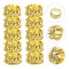 Gadpiparty 10 Pcs Gold PVC Mini Crown Charms for Jewelry Making view 2