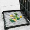 HSIRYAOHD Square Steel Drain Cover, 5 mm Holes, 16 x 16 cm view 3