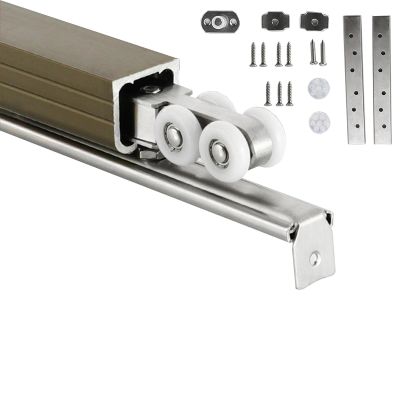 Heavy-Duty Sliding Door Track Kit, 0.3 cm Top Track