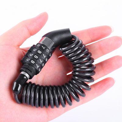 Secure Steel Cable Bike Lock, 4-Digit Combination