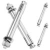 Toyvian 4-Piece Carbon Steel Diving Board Screws, Silver Replacement Screws, Quick Installation for Pool Training view 1