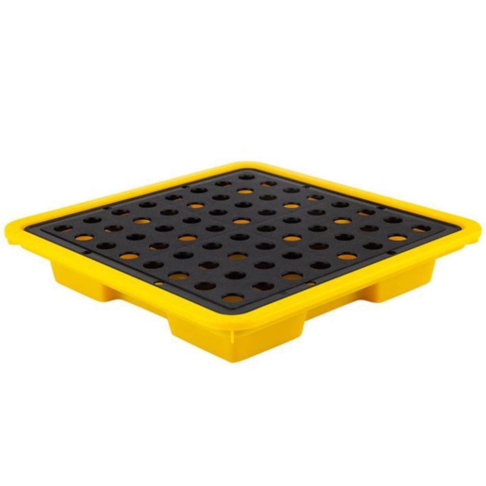 Modular Spill Containment Pallet for Oil Drums and Paint Buckets