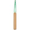 Ergonomic Afghan Tunisian Crochet Hook with Wooden Handle view 3