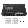 Qqmora Car Audio Equalizer, Adjustable 5-Band Precise Tuning EQ Crossover Amplifier Graphic Equalizer for Improved Sound Quality view 1
