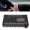 Qqmora Car Audio Equalizer, Adjustable 5-Band Precise Tuning EQ Crossover Amplifier Graphic Equalizer for Improved Sound Quality view 3