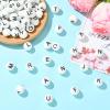 WEWAYSMILE 20 pcs 15 mm Silicone Letter Beads - Y view 3