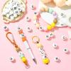 WEWAYSMILE 20 pcs 15 mm Silicone Letter Beads - Y view 4
