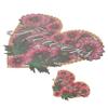 Holibanna Iron-On Patches 2-Pack Colorful Heart and Butterfly view 1