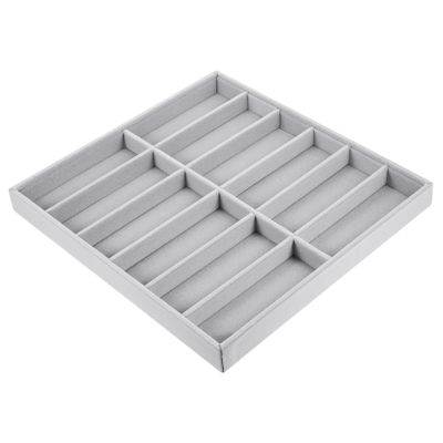 Ciieeo Sunglasses Organizer with Compartments, Stackable Eyewear Storage Box