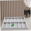 Ciieeo Sunglasses Organizer with Compartments, Stackable Eyewear Storage Box view 2