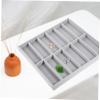 Ciieeo Sunglasses Organizer with Compartments, Stackable Eyewear Storage Box view 4